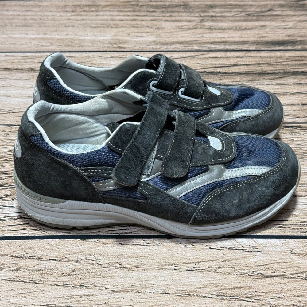 SAS Walking Sneakers Mens 12.5 W Grey JV Mesh Comfort Straps Shoes